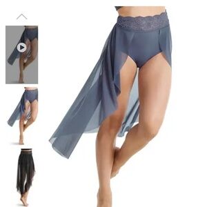 Balera Asymmetrical Skirt in Blue